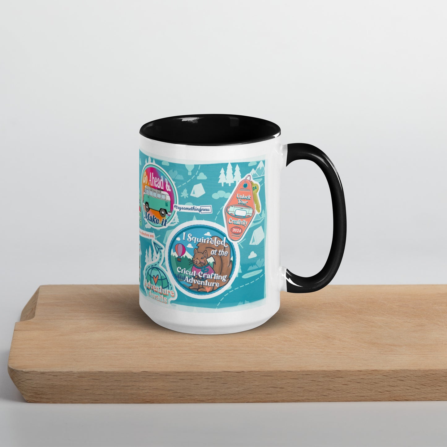 Cricut Crafting Adventure Summit 2024 Mug, 15 oz Colored