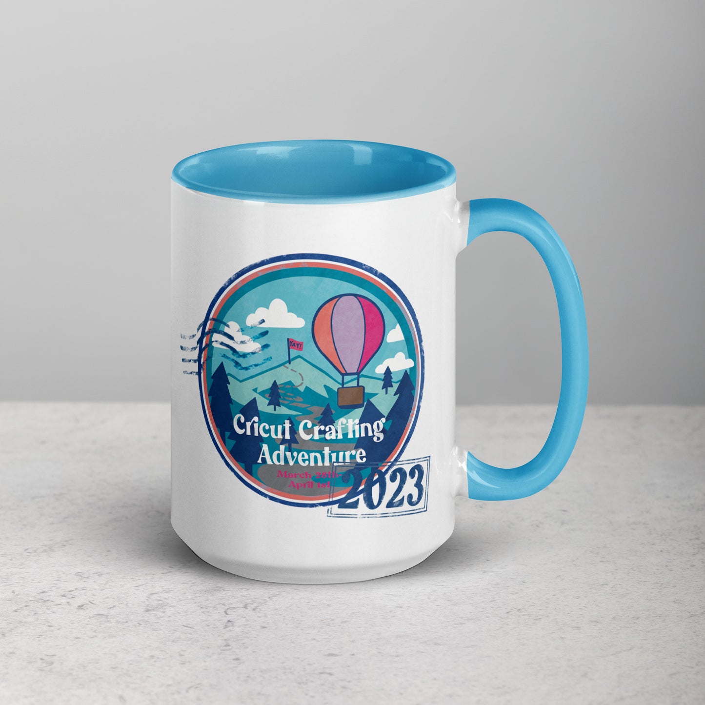 Cricut Crafting Adventure Summit 2023 Mug, 15 oz Colored