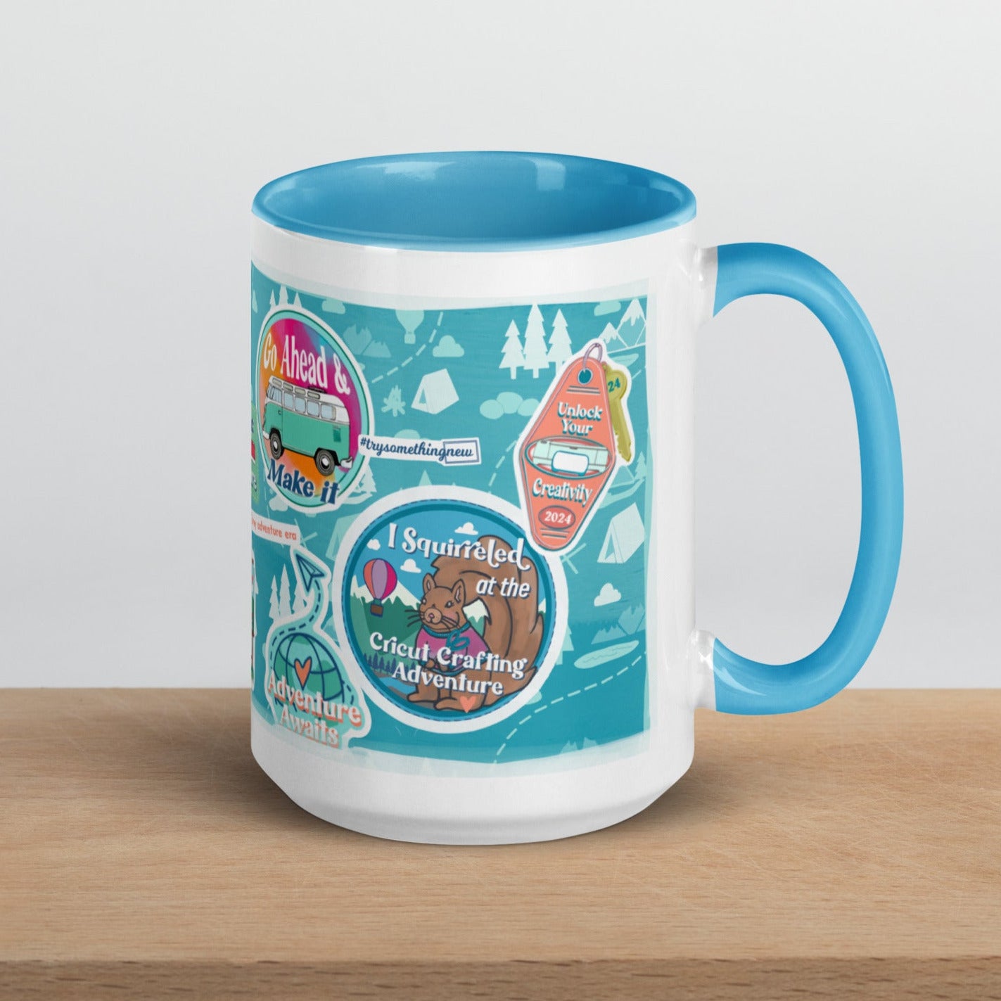 Cricut Crafting Adventure Summit 2024 Mug, 15 oz Colored