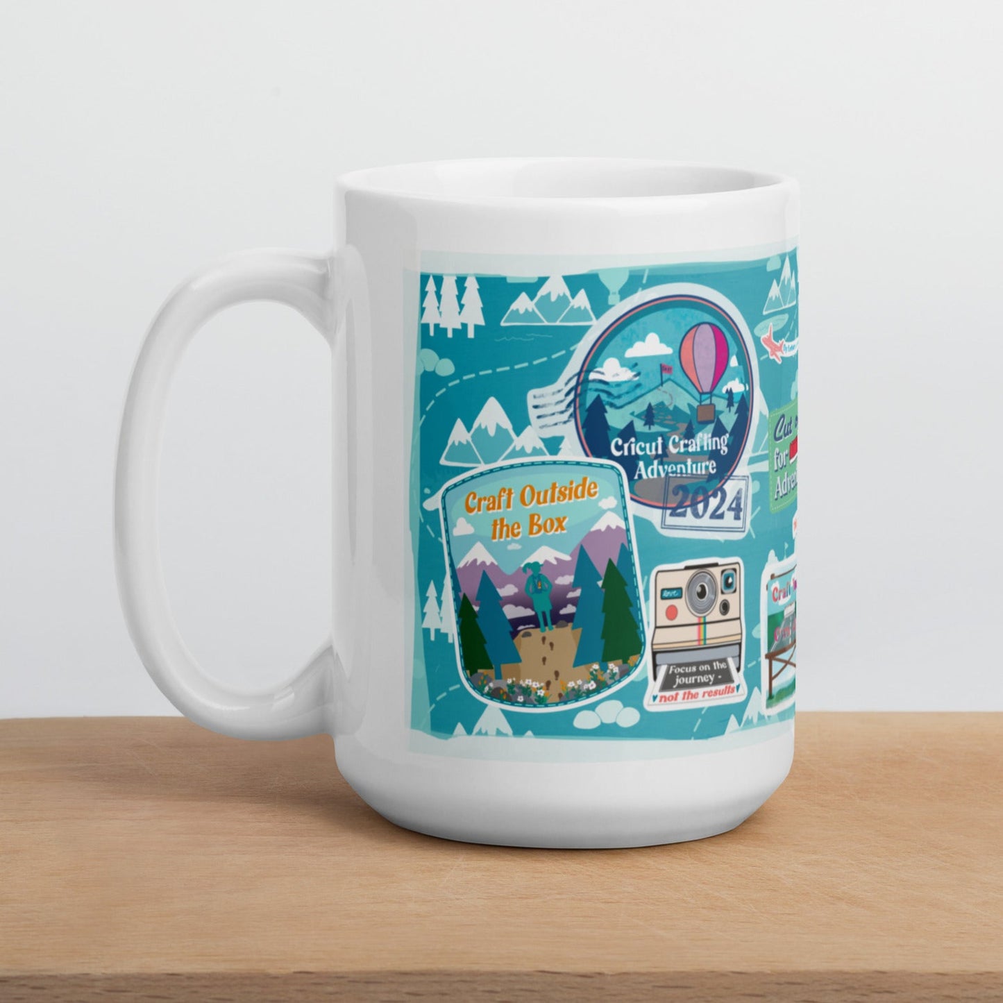 Cricut Crafting Adventure Summit 2024 Mug, White