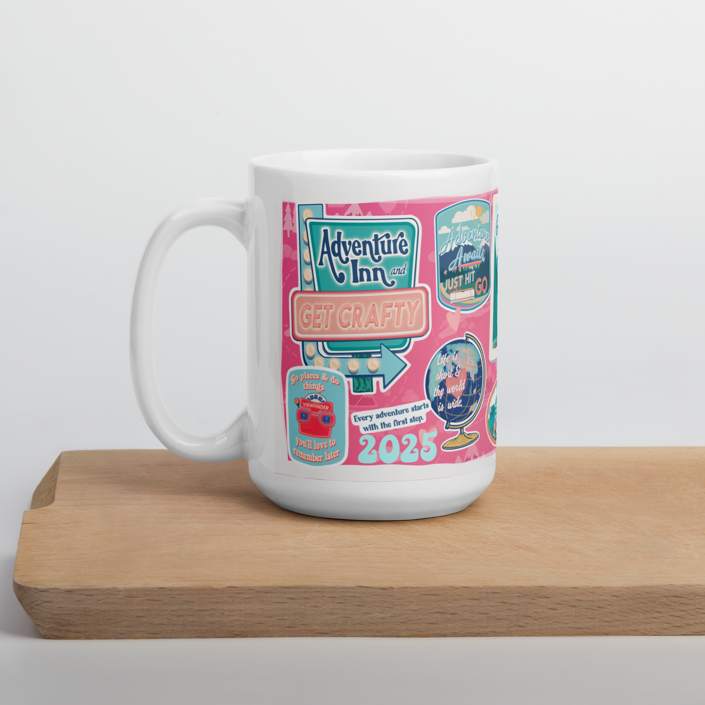 Cricut Crafting Adventure Summit 2025 Mug, 15 oz White