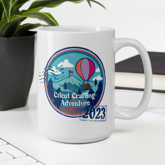 Cricut Crafting Adventure Summit 2023 Mug, 15 oz White