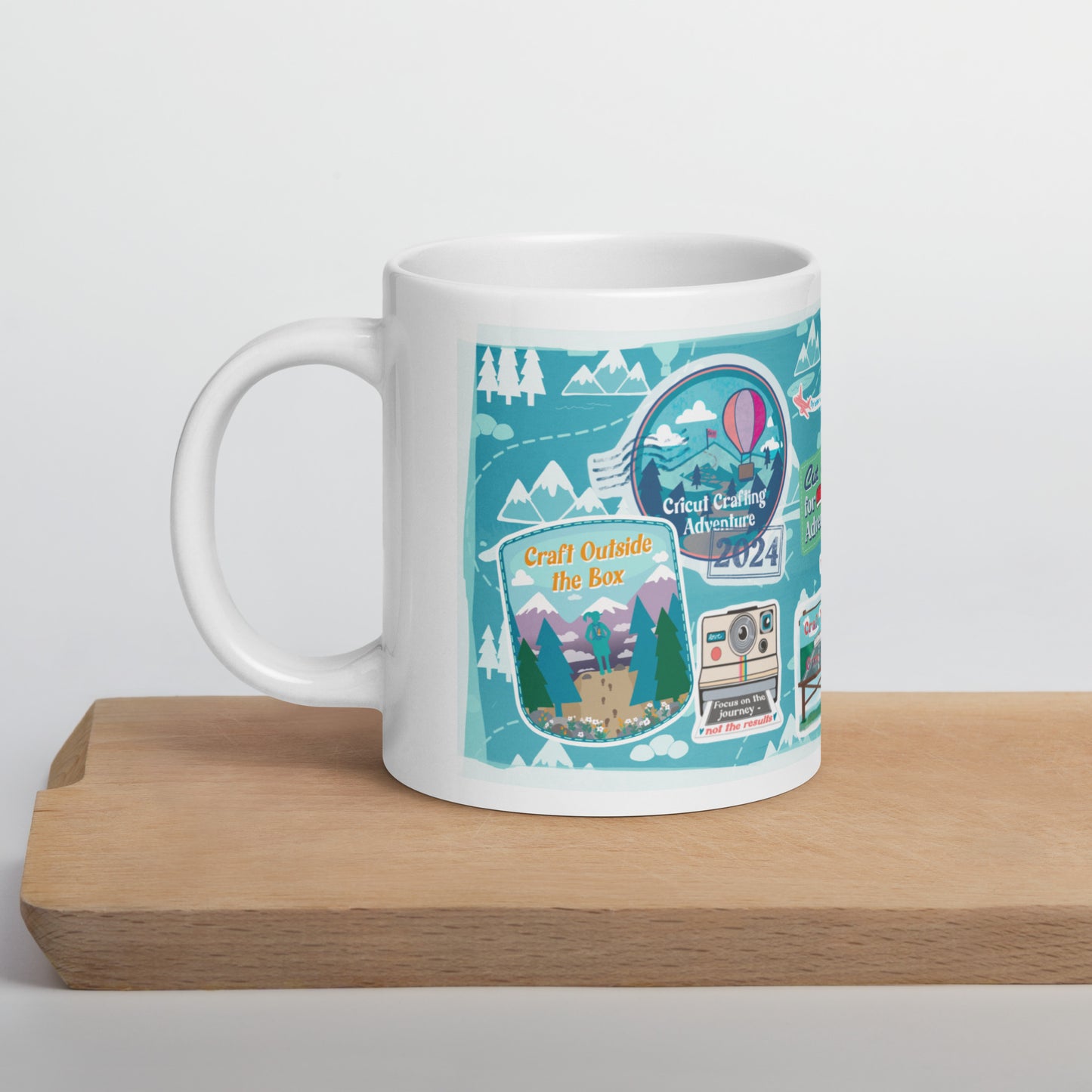 Cricut Crafting Adventure Summit 2024 Mug, White